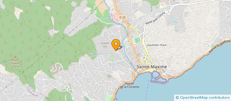localisation de l'entreprise MONSIEUR ROMDHANE BEN HASSINE à SAINTE-MAXIME