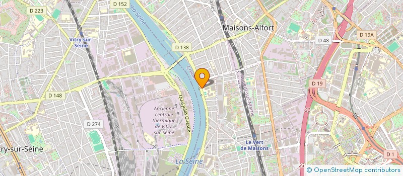 localisation de l'entreprise MONSIEUR ROMDHANE BEN KACEM  ALFORTVILLE