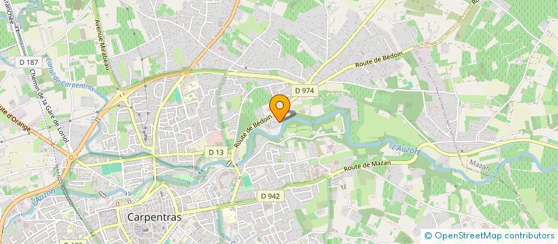 localisation de l'entreprise MONSIEUR ROMDHANE DAALOUL à CARPENTRAS