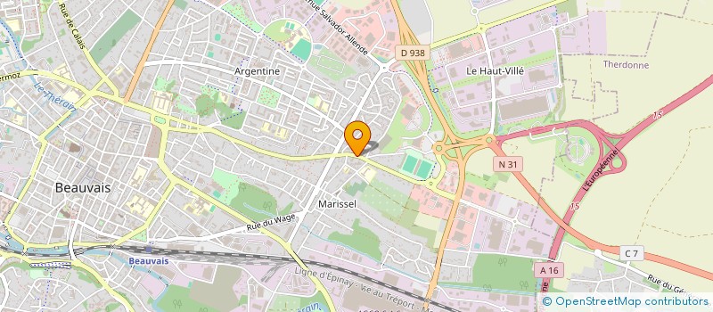 localisation de l'entreprise MONSIEUR ROMEO ACHER  BEAUVAIS