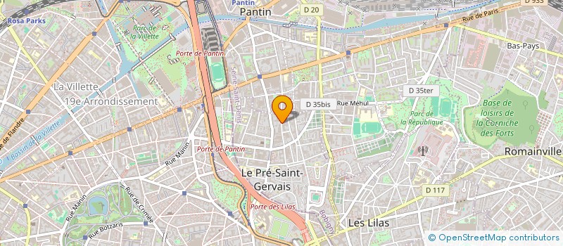 localisation de l'entreprise MONSIEUR ROMEO AUDEBERT à LE PRE-SAINT-GERVAIS