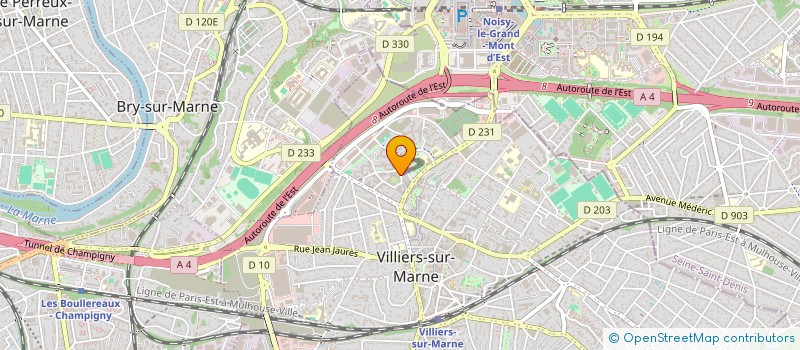 localisation de l'entreprise MONSIEUR ROMEO AZANGUE TEFFO à VILLIERS-SUR-MARNE