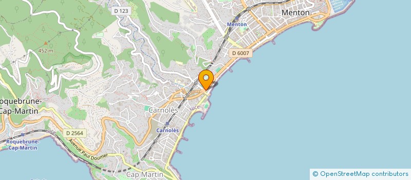 localisation de l'entreprise MONSIEUR ROMEO BELLEGARDE  MENTON