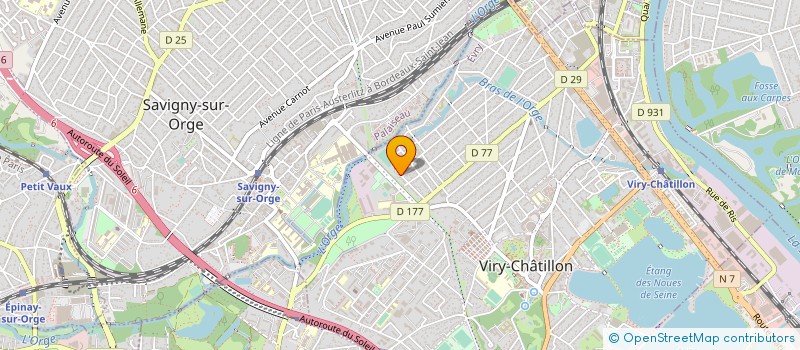 localisation de l'entreprise MONSIEUR ROMEO BLANVILLAIN à VIRY-CHATILLON