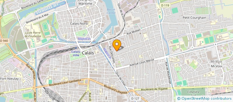 localisation de l'entreprise MONSIEUR ROMEO CANDALO  CALAIS