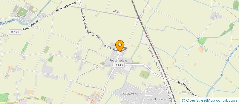 localisation de l'entreprise MONSIEUR ROMEO CHEVRIER  MONTELIER