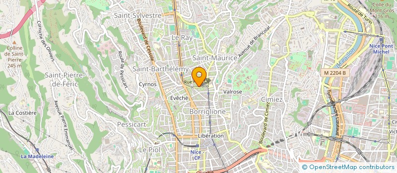 localisation de l'entreprise MONSIEUR ROMEO CHIRON à NICE