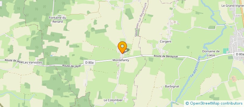 localisation de l'entreprise MONSIEUR ROMEO COUTURIER  SAINT-JEAN-SUR-REYSSOUZE