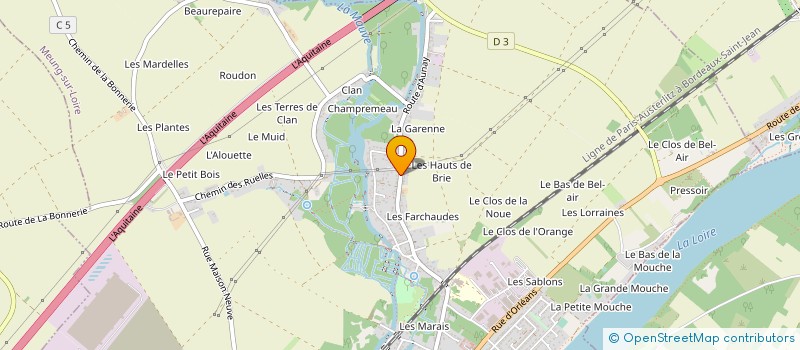 localisation de l'entreprise MONSIEUR ROMEO DA FONSECA à MEUNG-SUR-LOIRE