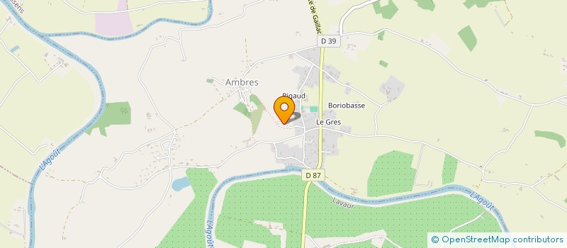 localisation de l'entreprise MONSIEUR ROMEO DA SILVO GRILO  AMBRES