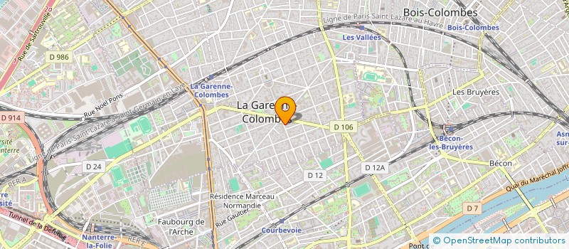 localisation de l'entreprise MONSIEUR ROMEO DANACICA à LA GARENNE-COLOMBES