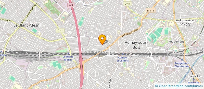 localisation de l'entreprise MONSIEUR ROMEO DIACONITA à AULNAY-SOUS-BOIS