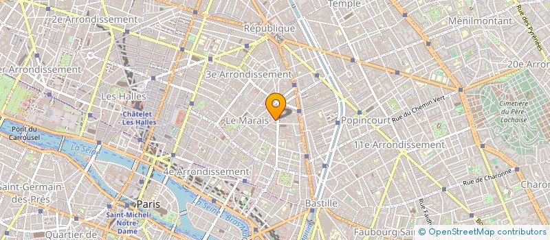 localisation de l'entreprise MONSIEUR ROMEO DOS SANTOS  PARIS