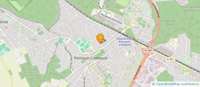 localisation de l'entreprise MONSIEUR ROMEO FERREIRA à PONTAULT-COMBAULT