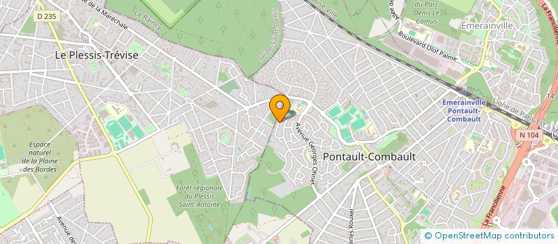 localisation de l'entreprise MONSIEUR ROMEO GASPAR  PONTAULT-COMBAULT