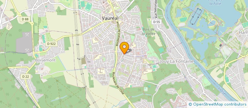 localisation de l'entreprise MONSIEUR ROMEO GIORGIO  VAUREAL