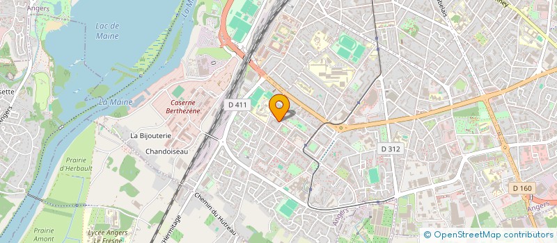 localisation de l'entreprise MONSIEUR ROMEO GOUANDJIA à ANGERS