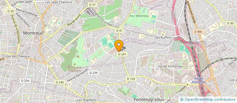localisation de l'entreprise MONSIEUR ROMEO INCARDONA à MONTREUIL