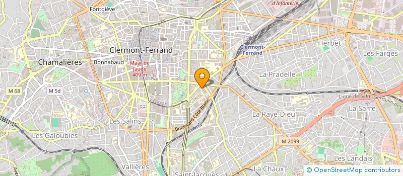 localisation de l'entreprise MONSIEUR ROMEO JOURDES  CLERMONT-FERRAND