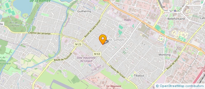 localisation de l'entreprise MONSIEUR ROMEO KIMFOUEMA à TOULOUSE