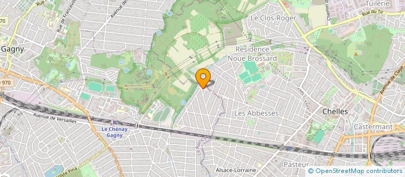 localisation de l'entreprise MONSIEUR ROMEO KISS  GAGNY