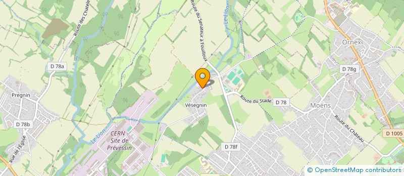 localisation de l'entreprise MONSIEUR ROMEO LAMBOLEY  PREVESSIN-MOENS