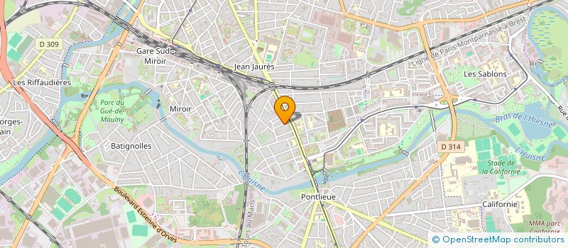 localisation de l'entreprise MONSIEUR ROMEO LAROY  LE MANS