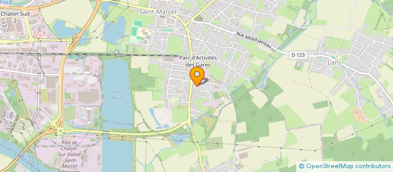 localisation de l'entreprise MONSIEUR ROMEO LUSSIAUD à SAINT-MARCEL