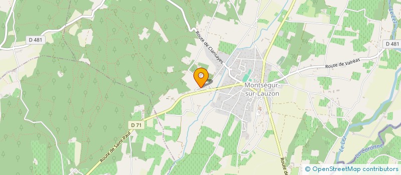 localisation de l'entreprise MONSIEUR ROMEO MAC-INTOSCH  MONTSEGUR-SUR-LAUZON