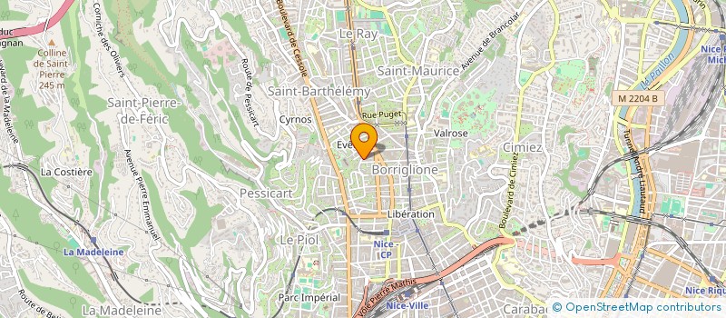 localisation de l'entreprise MONSIEUR ROMEO MANAJ  NICE