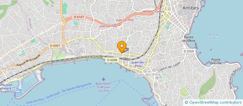 localisation de l'entreprise MONSIEUR ROMEO MARIOTTI  ANTIBES