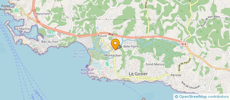 localisation de l'entreprise MONSIEUR ROMEO MIREFLEUR  LE GOSIER