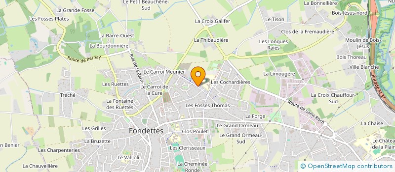 localisation de l'entreprise MONSIEUR ROMEO OLIVEIRA  FONDETTES