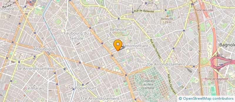 localisation de l'entreprise MONSIEUR ROMEO PETRIC  PARIS