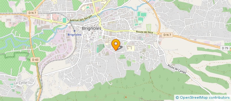 localisation de l'entreprise MONSIEUR ROMEO PRIZZI à BRIGNOLES