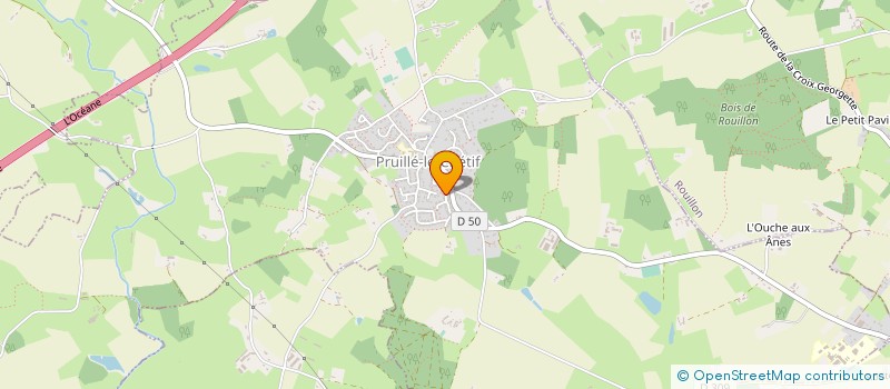 localisation de l'entreprise MONSIEUR ROMEO RICARDO HENRI BROUTE  PRUILLE-LE-CHETIF