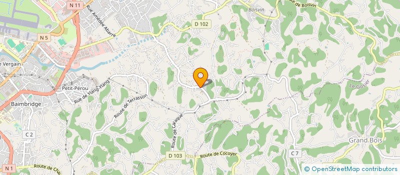 localisation de l'entreprise MONSIEUR ROMEO ROUSSILLON  LES ABYMES