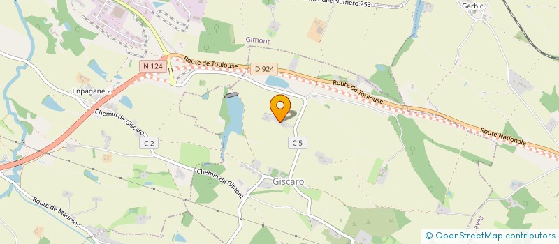 localisation de l'entreprise MONSIEUR ROMEO SOUFFARES  GISCARO