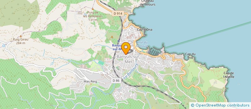 localisation de l'entreprise MONSIEUR ROMEO SOUQUE  BANYULS-SUR-MER