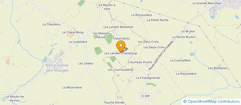 localisation de l'entreprise MONSIEUR ROMEO TOMAS à BEAUPREAU-EN-MAUGES