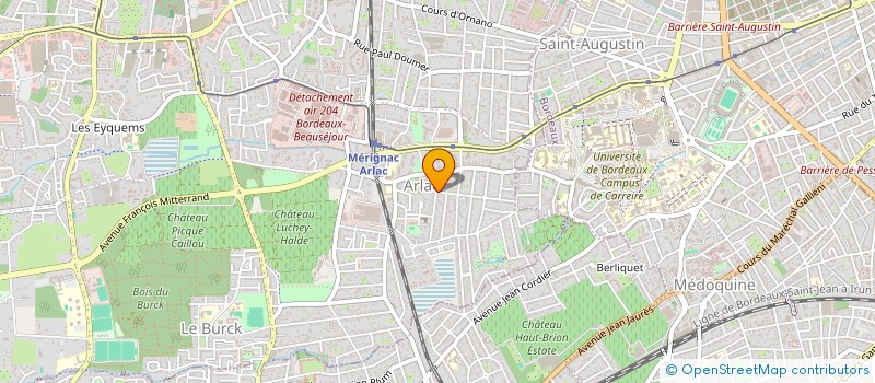 localisation de l'entreprise MONSIEUR ROMEO UGHO  MERIGNAC