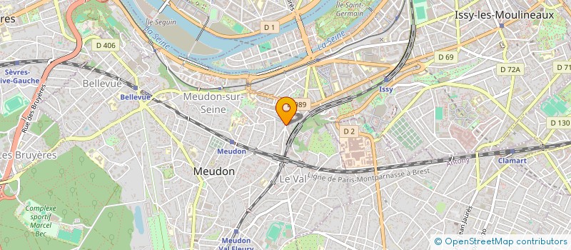 localisation de l'entreprise MONSIEUR ROMEO VIEIRA à MEUDON