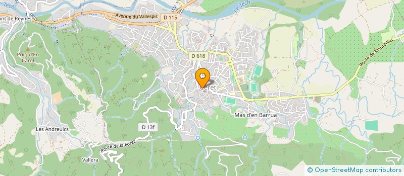 localisation de l'entreprise MONSIEUR ROMER KITCHING à CERET
