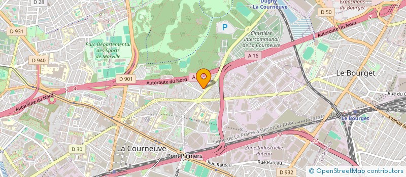 localisation de l'entreprise MONSIEUR ROMEU FERREIRA GOMES à LA COURNEUVE