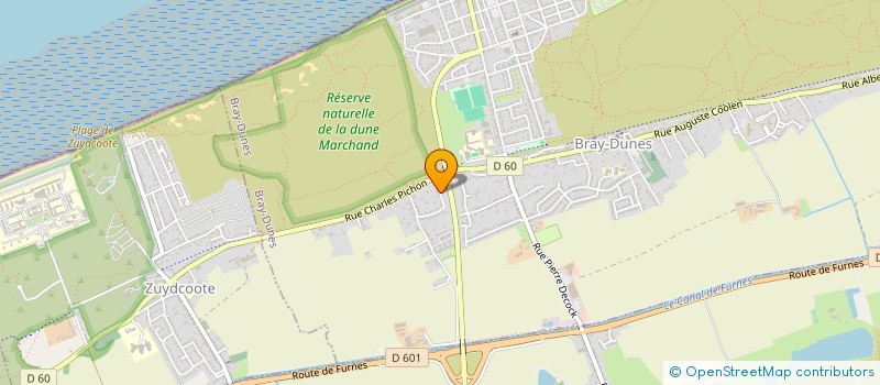 localisation de l'entreprise MONSIEUR ROMICA RADUCANU  BRAY-DUNES