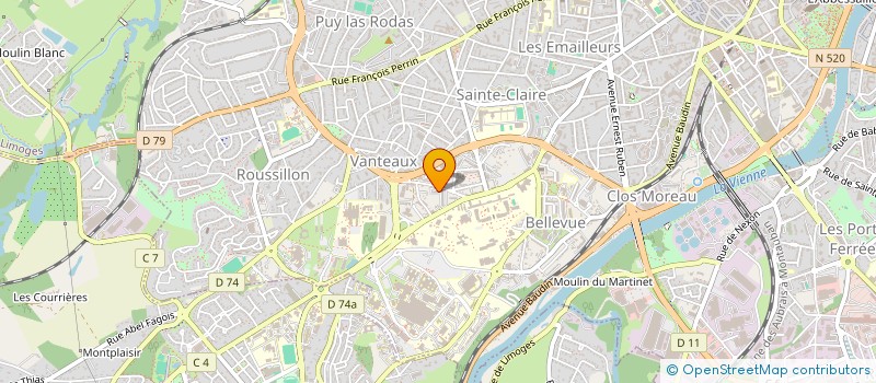 localisation de l'entreprise MONSIEUR ROMIK MARTIROSSYAN à LIMOGES