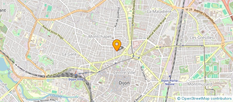 localisation de l'entreprise MONSIEUR ROMMEL GARATE ZEA à DIJON