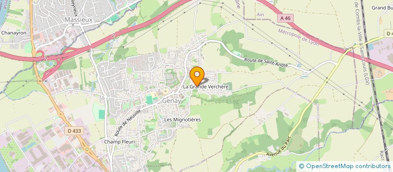 localisation de l'entreprise MONSIEUR ROMOLO DONATI à GENAY