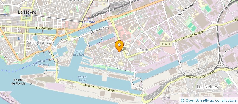 localisation de l'entreprise MONSIEUR ROMUALD AMICE à LE HAVRE