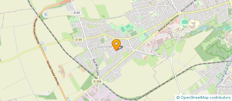 localisation de l'entreprise MONSIEUR ROMUALD AMIOT  DAINVILLE